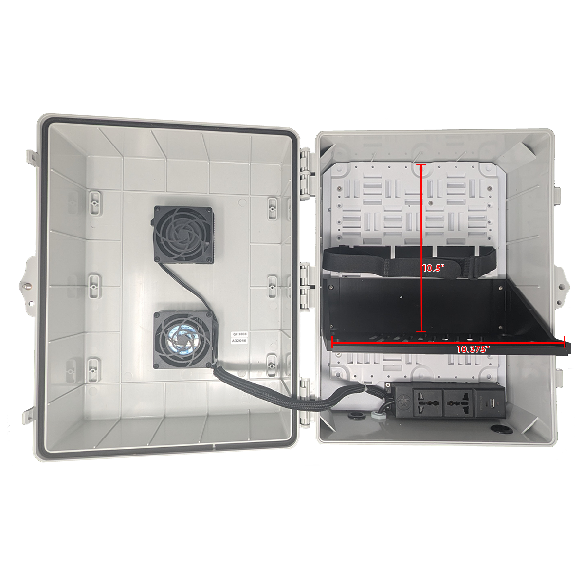 AmpShell XL Outdoor Universal Equipment Enclosure for Multiple Sonos Amps & More