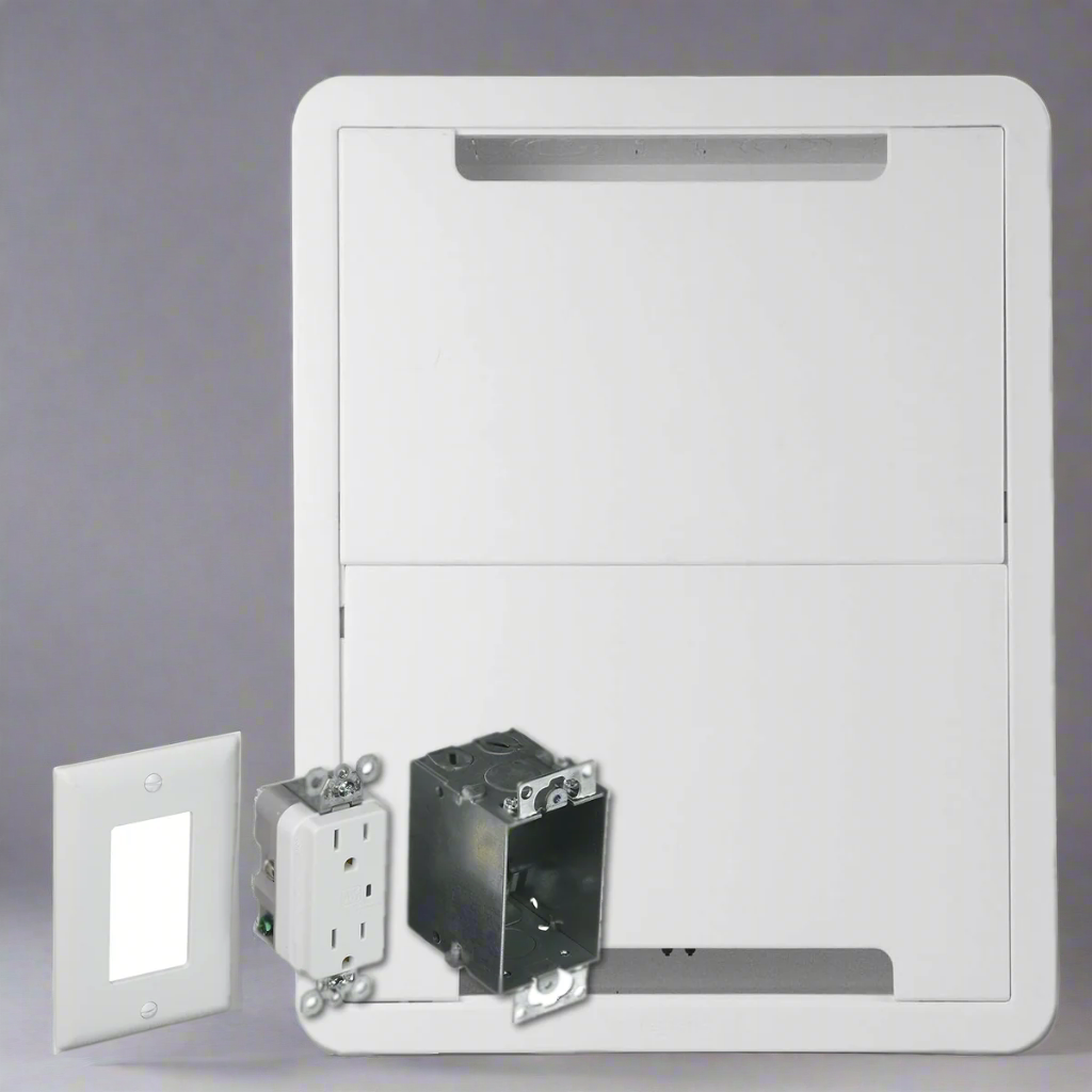 ENP17 Indoor 17" Media Device 'Behind-TV' In-Wall Enclosure