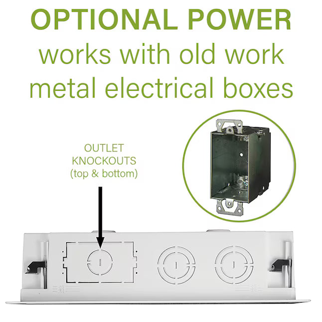 ENP17 Indoor 17" Media Device 'Behind-TV' In-Wall Enclosure