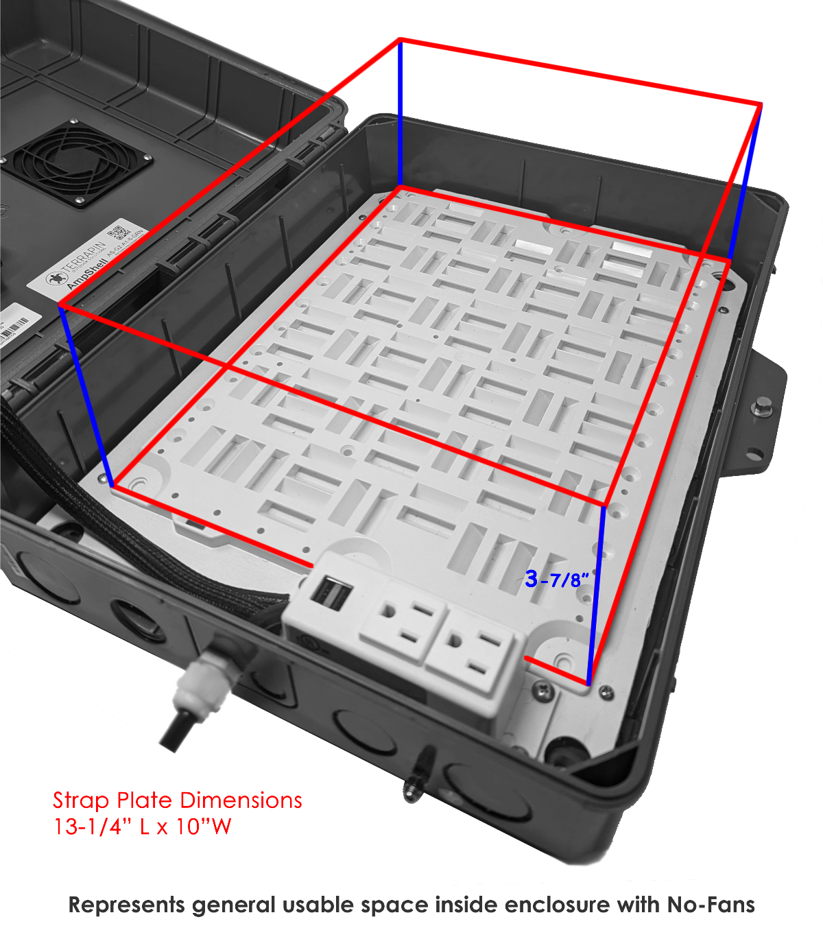 AmpShell Outdoor Universal Equipment Enclosure for Sonos AMP & More