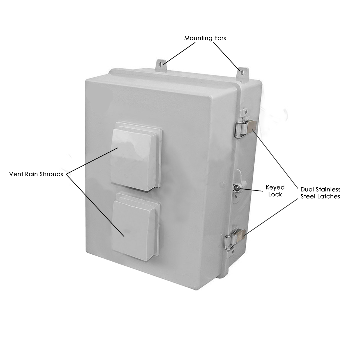 AmpShell XL Outdoor Universal Equipment Enclosure for Multiple Sonos Amps & More