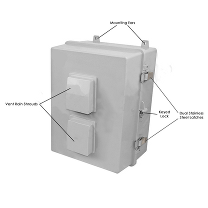 AmpShell XL Outdoor Universal Equipment Enclosure for Multiple Sonos Amps & More