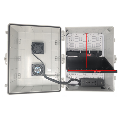 AmpShell XL Outdoor Universal Equipment Enclosure for Multiple Sonos Amps & More