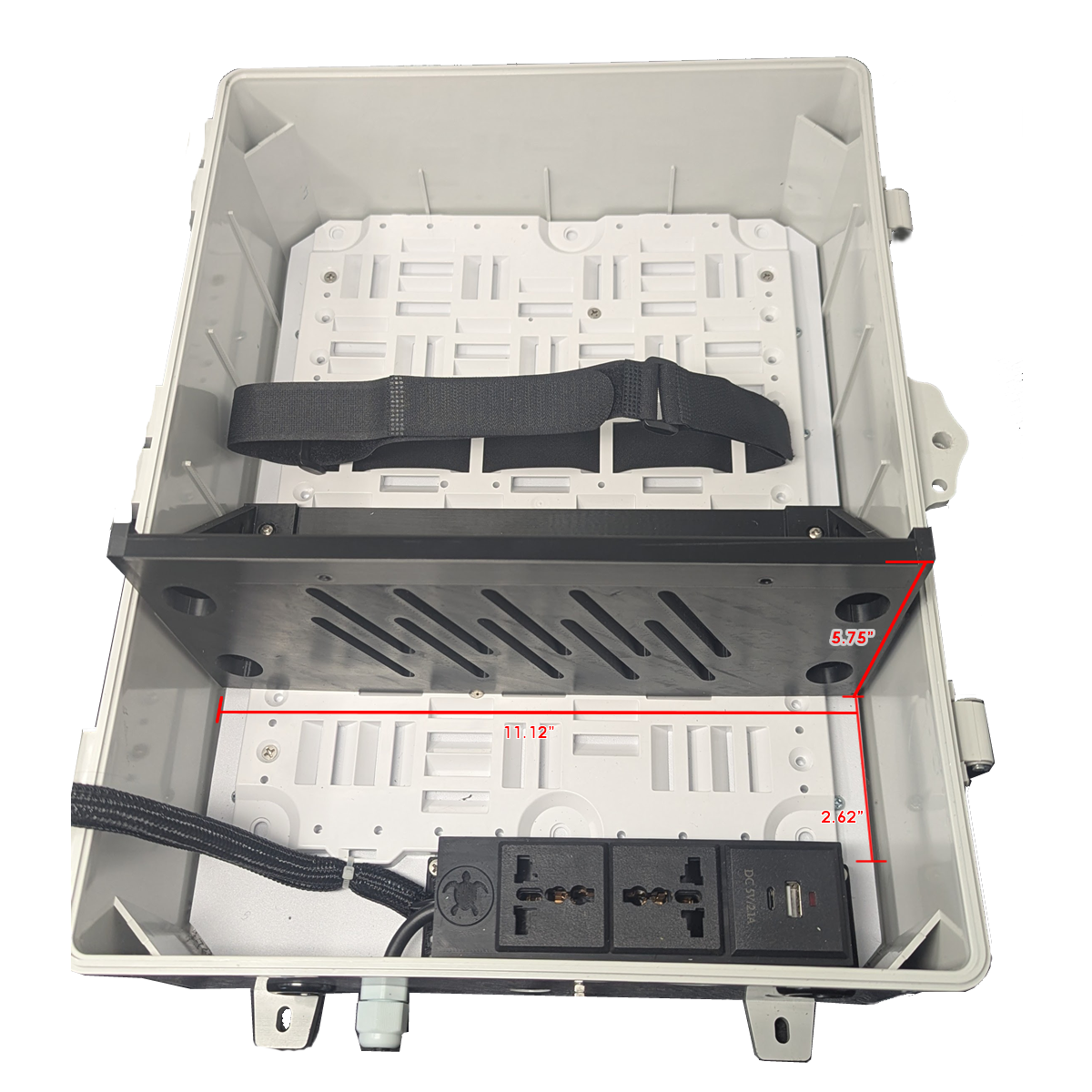 AmpShell XL Outdoor Universal Equipment Enclosure for Multiple Sonos Amps & More