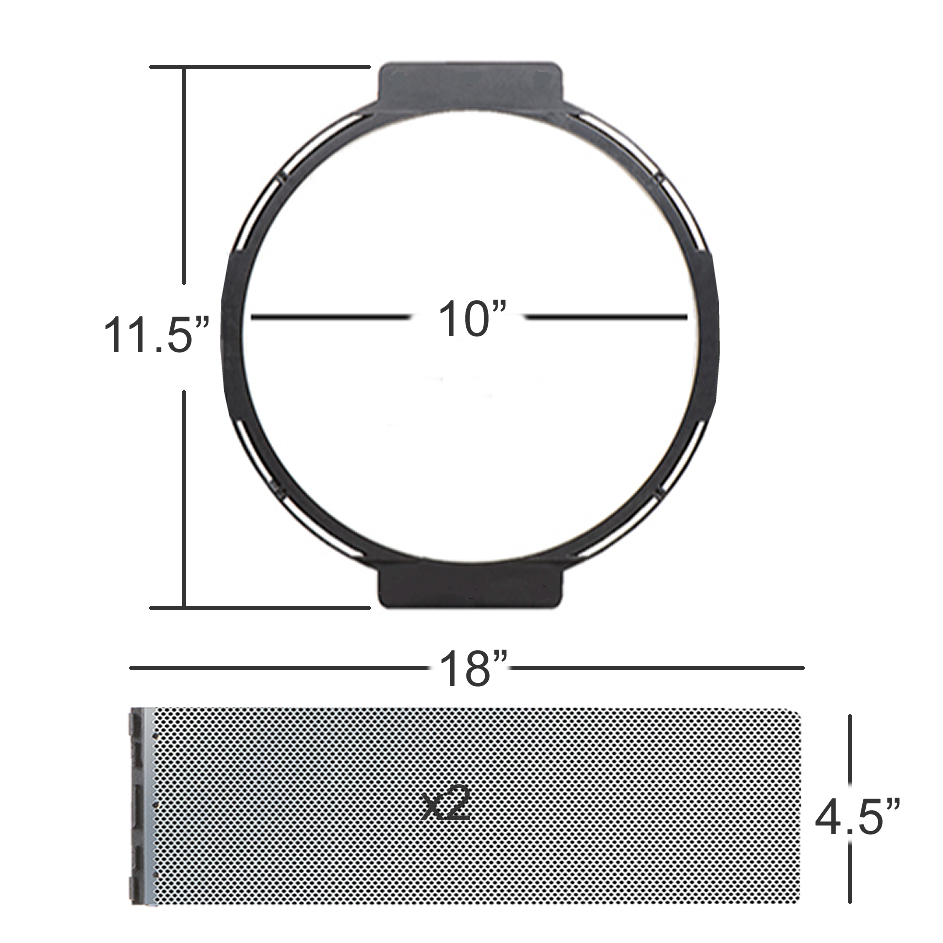 New Construction 10" Rough-In Speaker/Enclosure Bracket