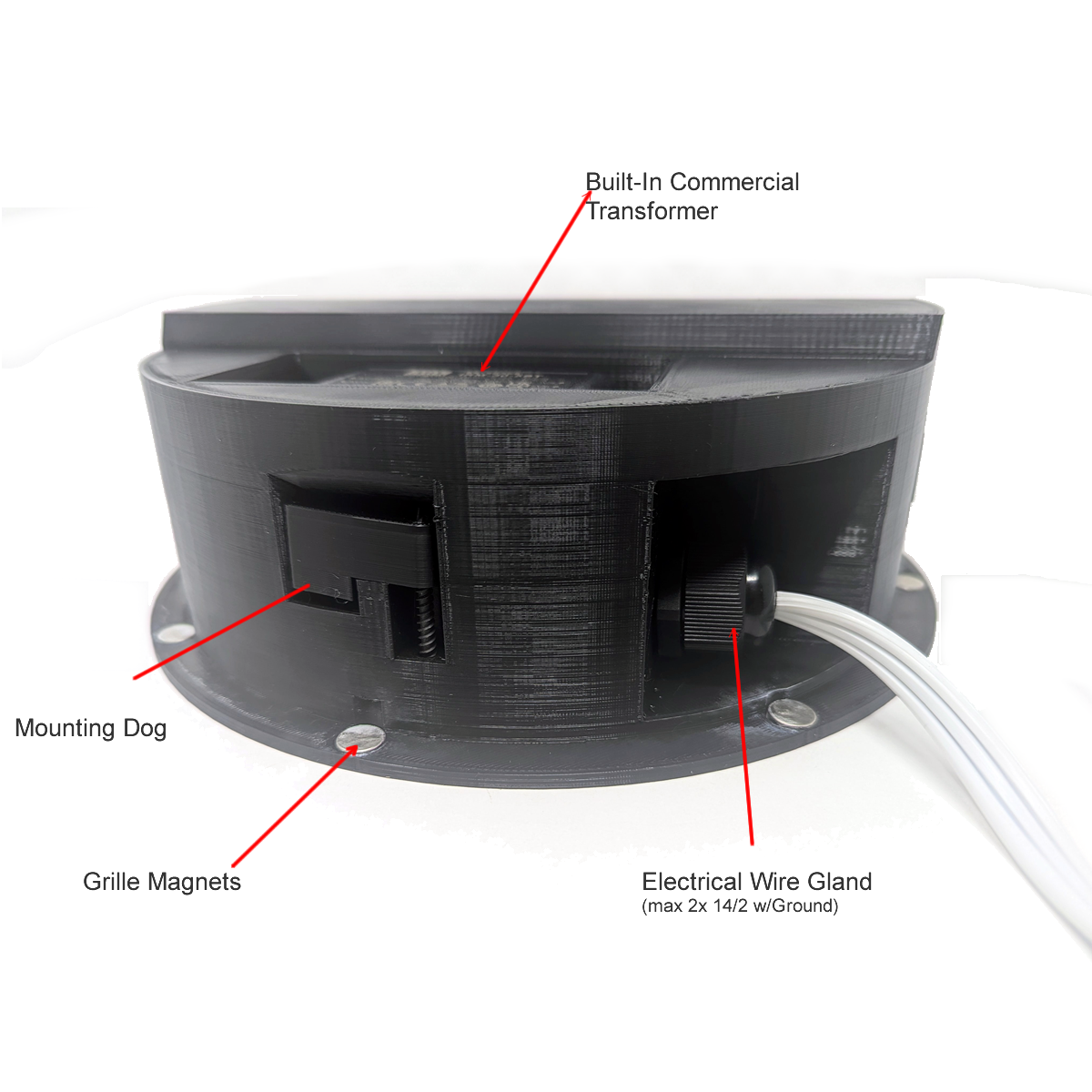 SpkrShell Architectural CW1-R In-Ceiling/Wall Enclosure for Sonos Roam