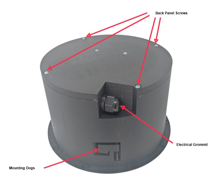 SpkrShell Architectural CW1-AMA In-Ceiling/Wall Enclosure for Apple & More
