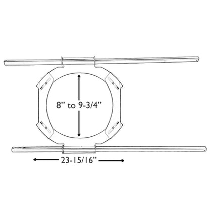 Universal Drop-Ceiling Device Support Bracket