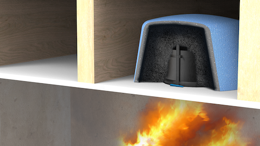 Universal Speaker Acoustic & Protective Back Cover - 1 Hour Fire-Rated