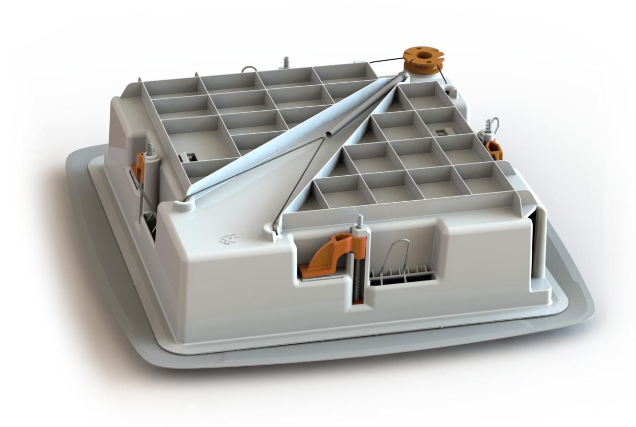 CW1-APMT Universal In-Ceiling Flush Mount Device Enclosure