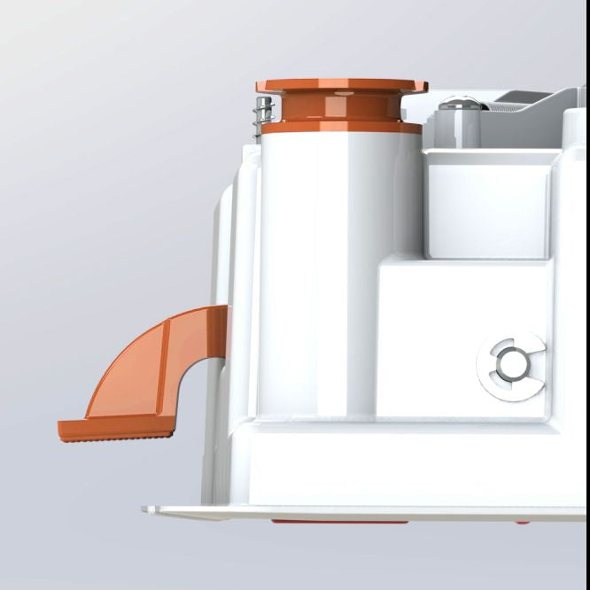 showing how out dog mount works to clamp the recessed AP enclosure to your ceiling.