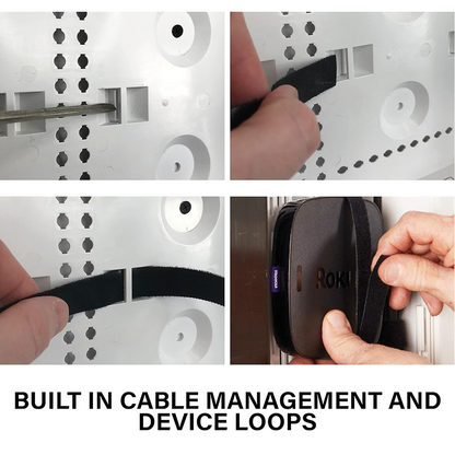 ENP17 Indoor 17" Media Device 'Behind-TV' In-Wall Enclosure