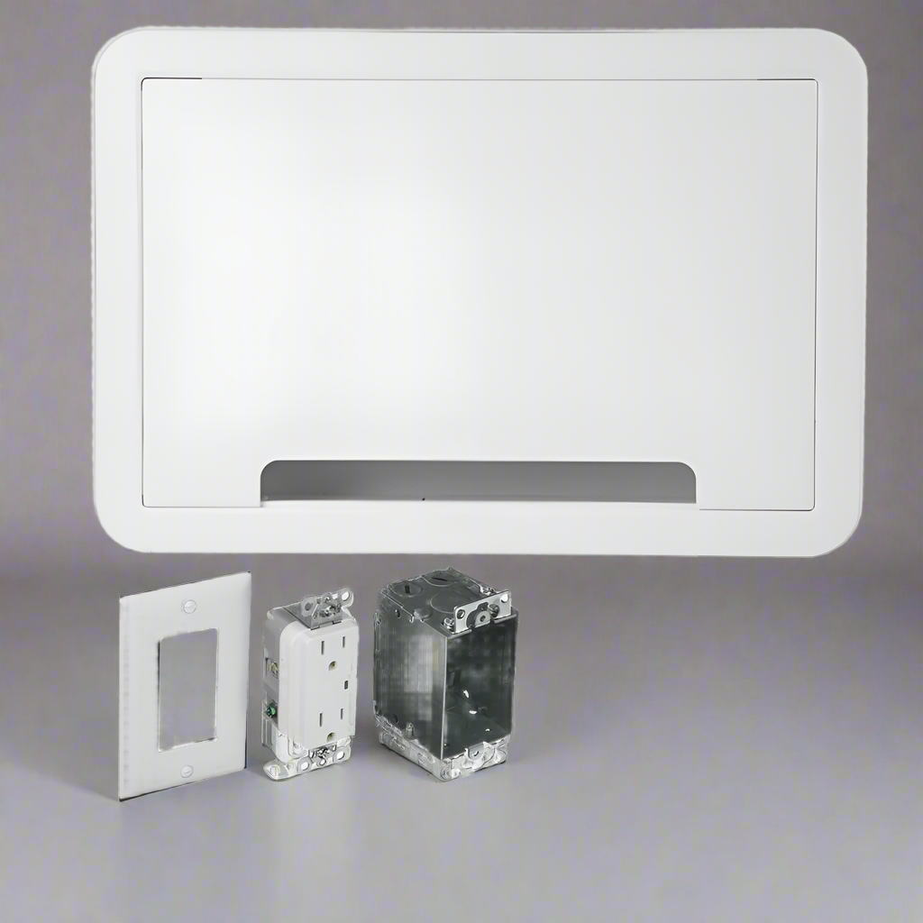 ENP9 Indoor 9" Media Device 'Behind-TV' In-Wall Enclosure