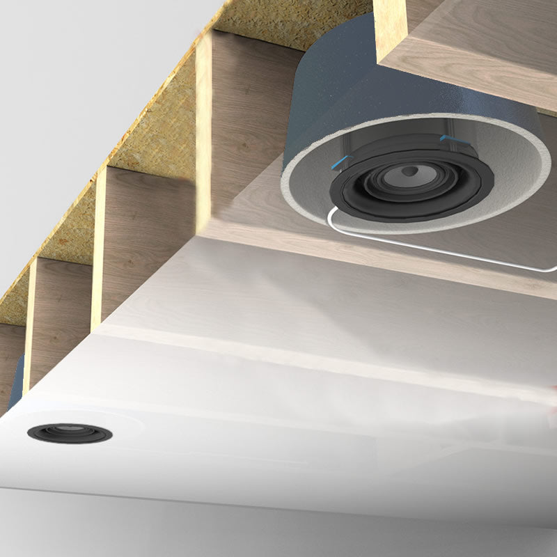 sound deading speaker baffleshown with a 3d cut away