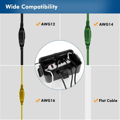 CordShell G6 Outdoor Extension Cord Plug Box